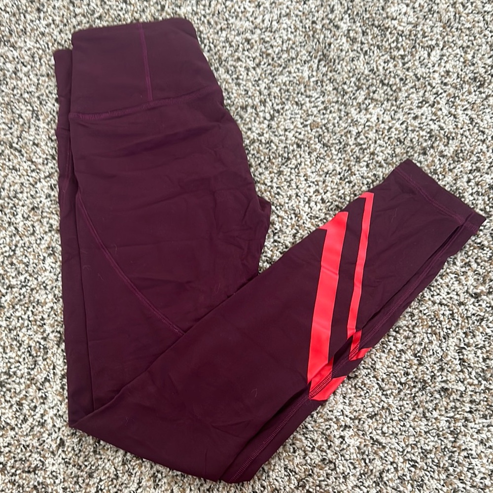 Tory Burch Leggings with Red Accents